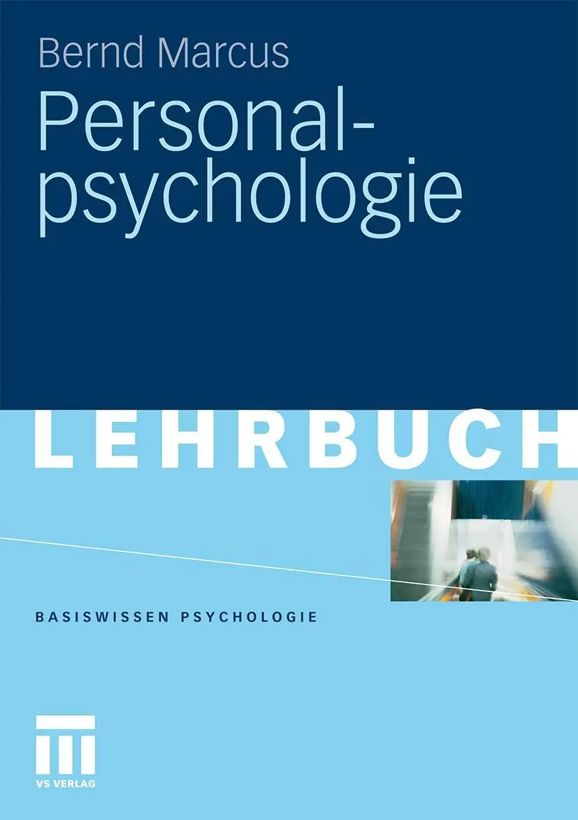 Cover: 9783531167237 | Personalpsychologie | Bernd Marcus | Taschenbuch | 156 S. | Deutsch